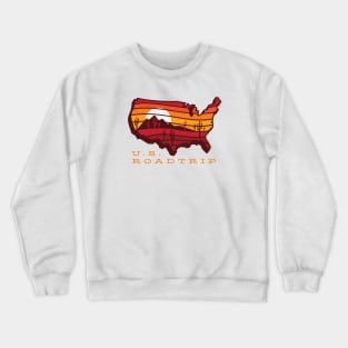 US Roadtrip Crewneck Sweatshirt